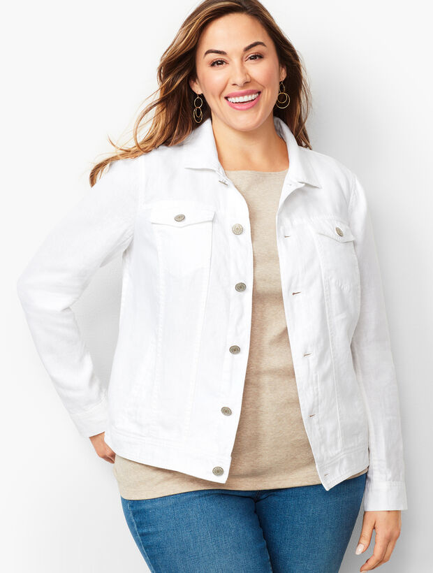 Classic Linen Jean Jacket