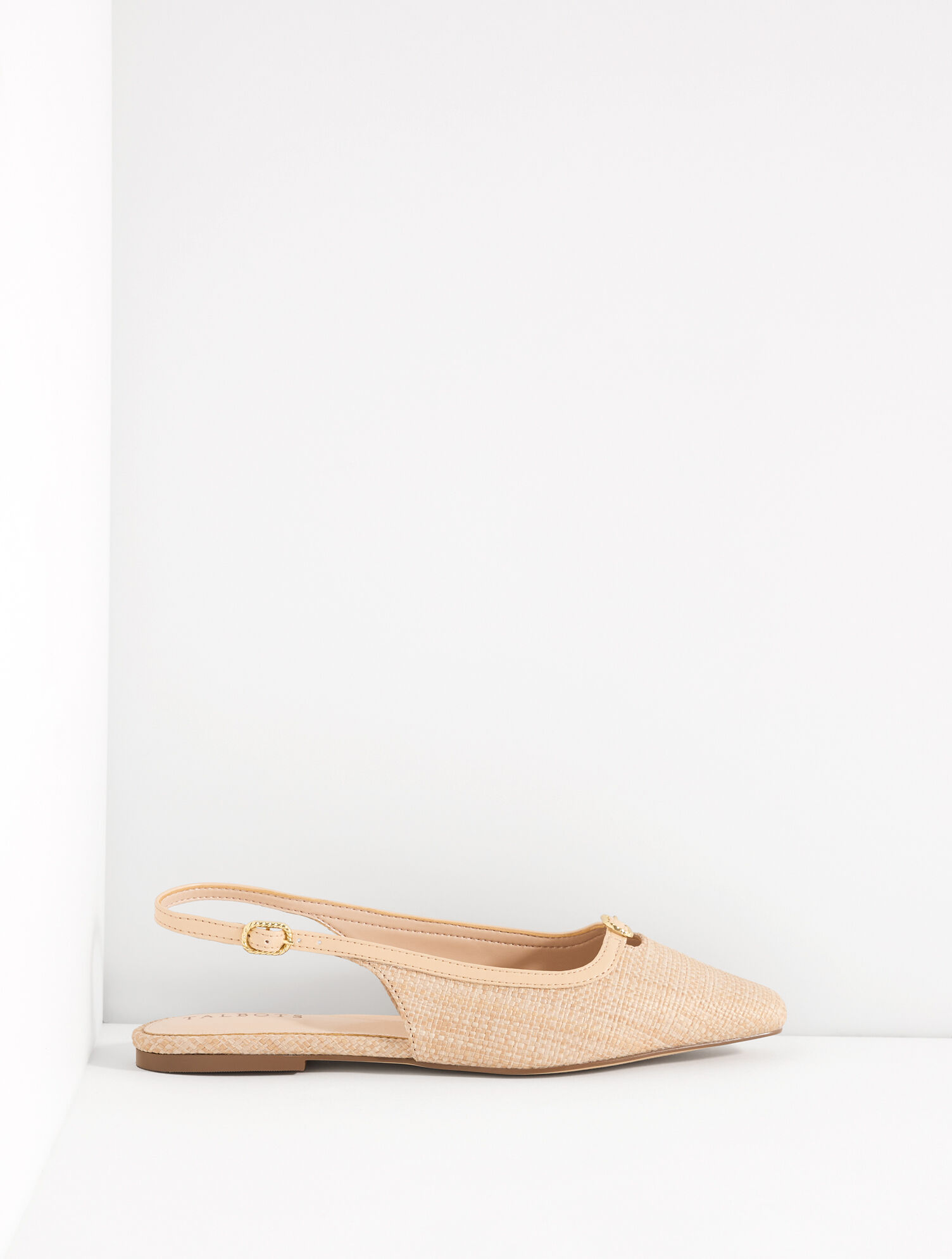 Whitley Raffia Slingback Flats
