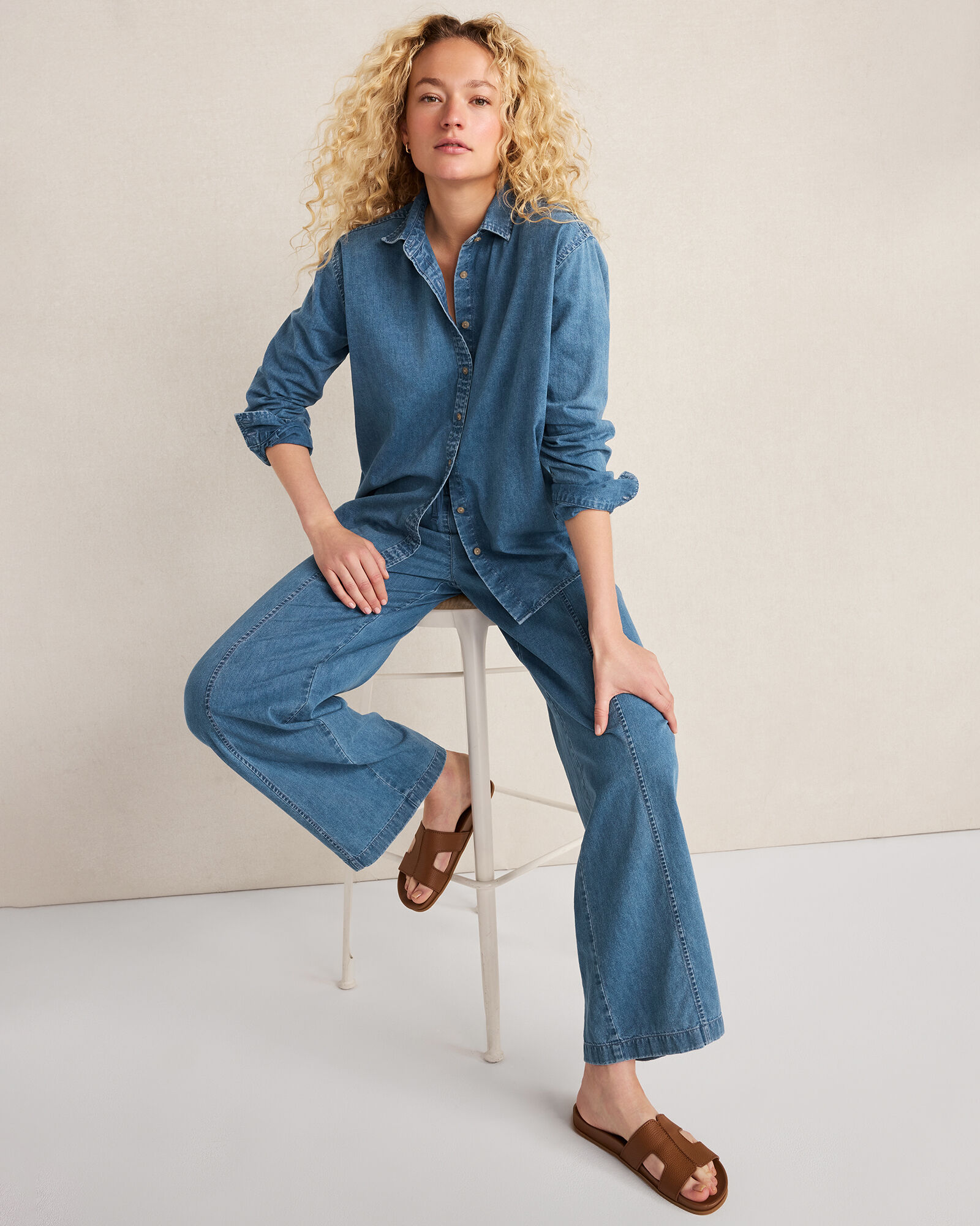 The Daily Shirt in Organic Cotton Denim