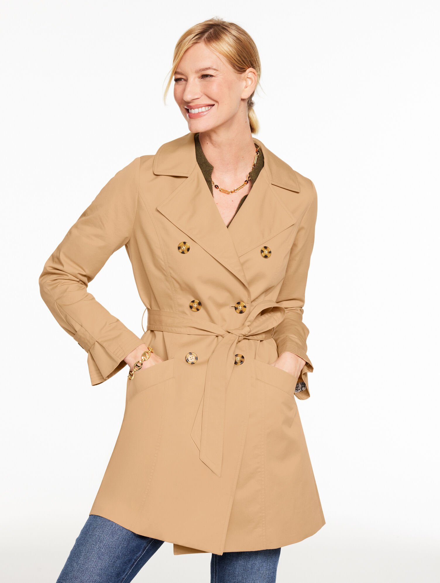 Drapey Trench Coat