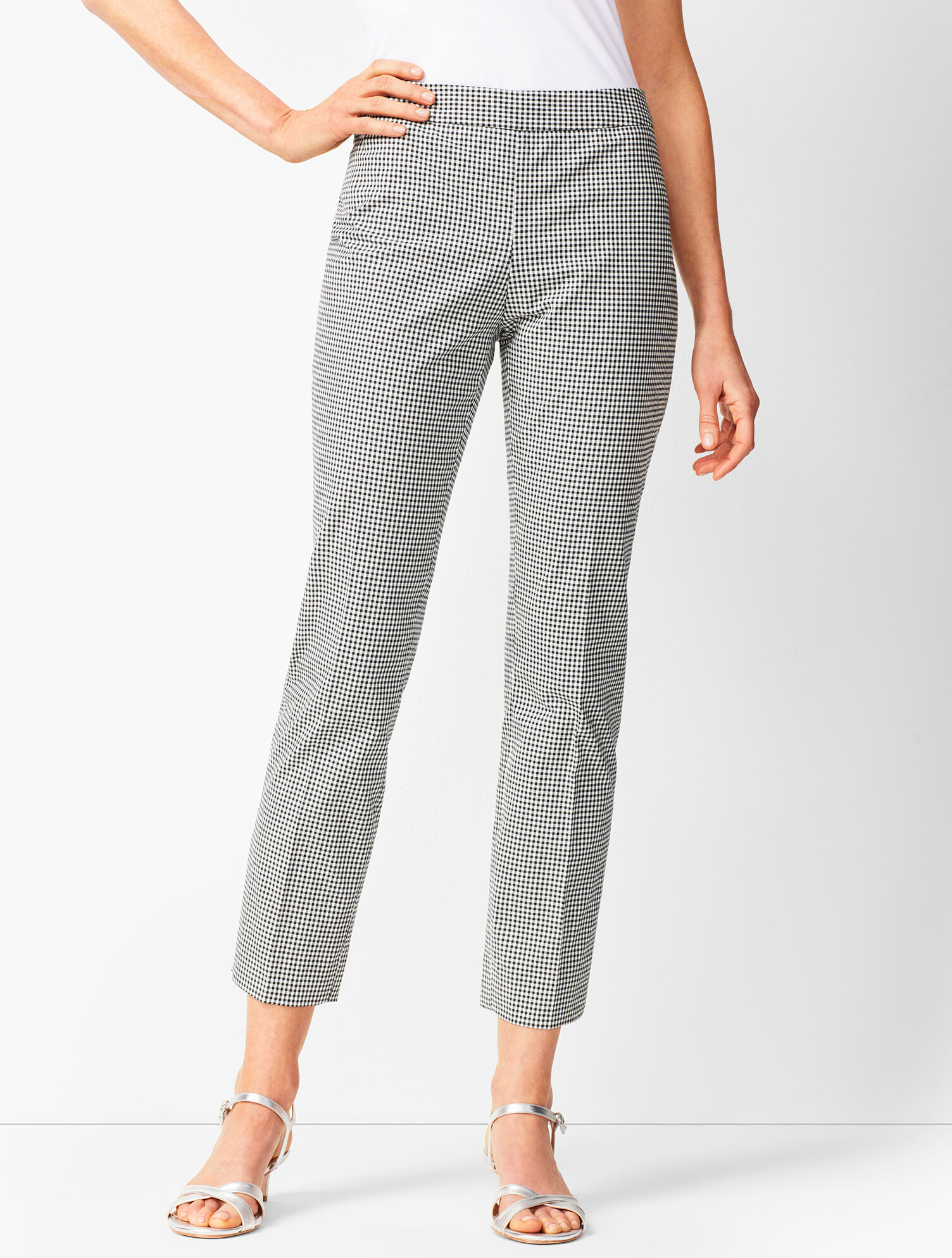Tailored Gingham Crops