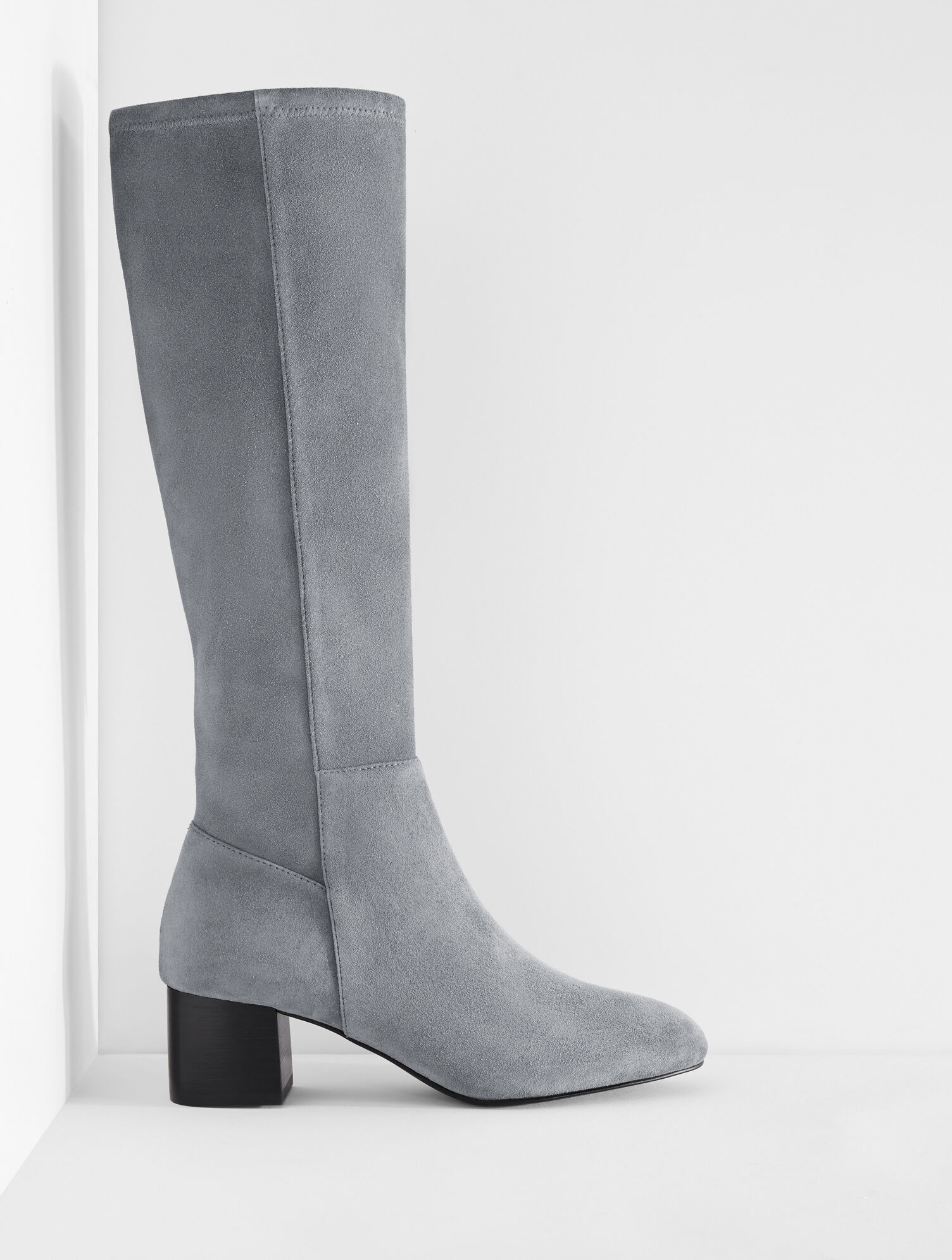 Sophie Stretch Suede Tall Boots