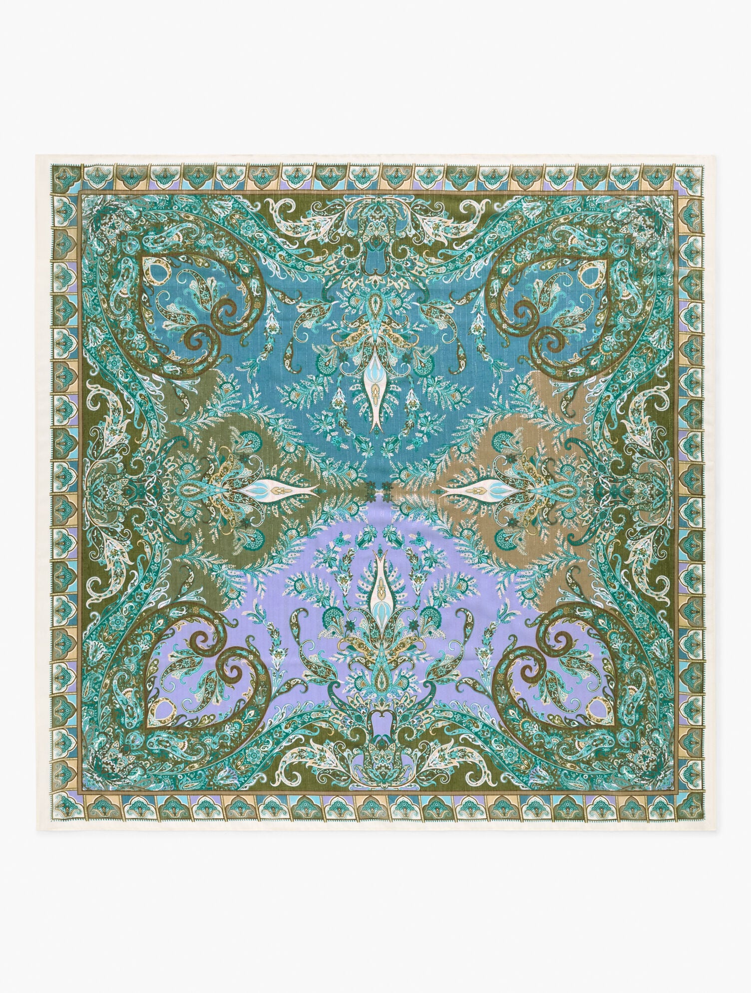 Echo Paisley Oversized Square Scarf