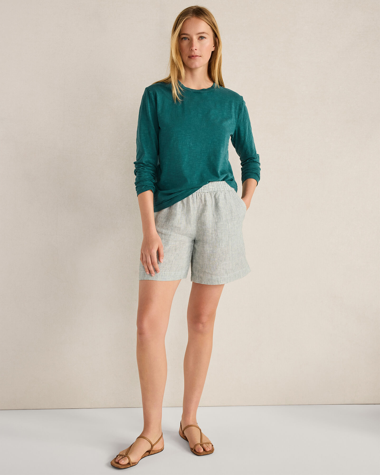 Organic Cotton Heavyweight Jersey Long Sleeve Tee