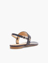 Keri Triangle Sandals - Nappa Leather