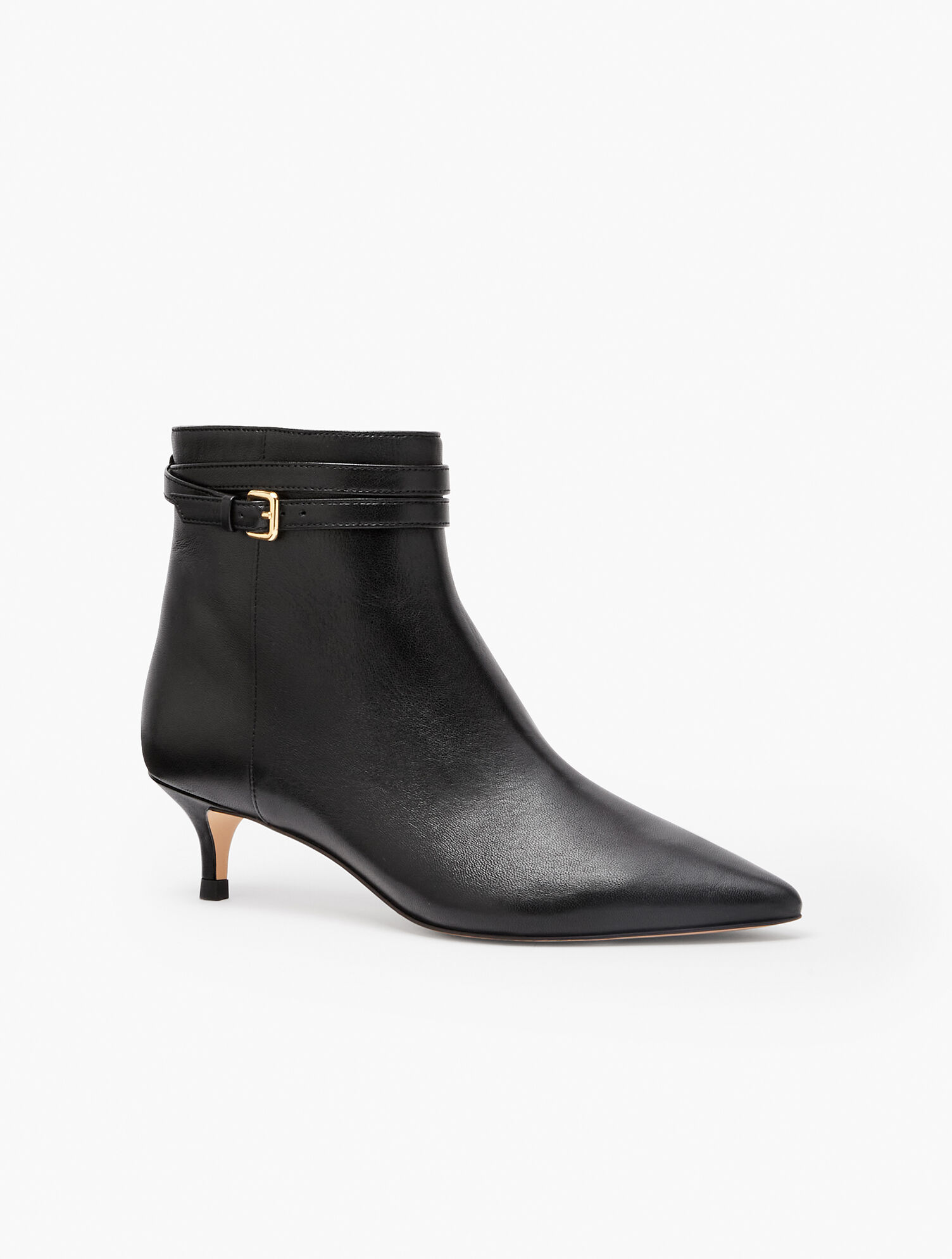 Iona Kitten Heel Booties - Nappa