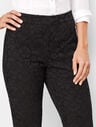 Floral Lace Tailored Ankle Pants