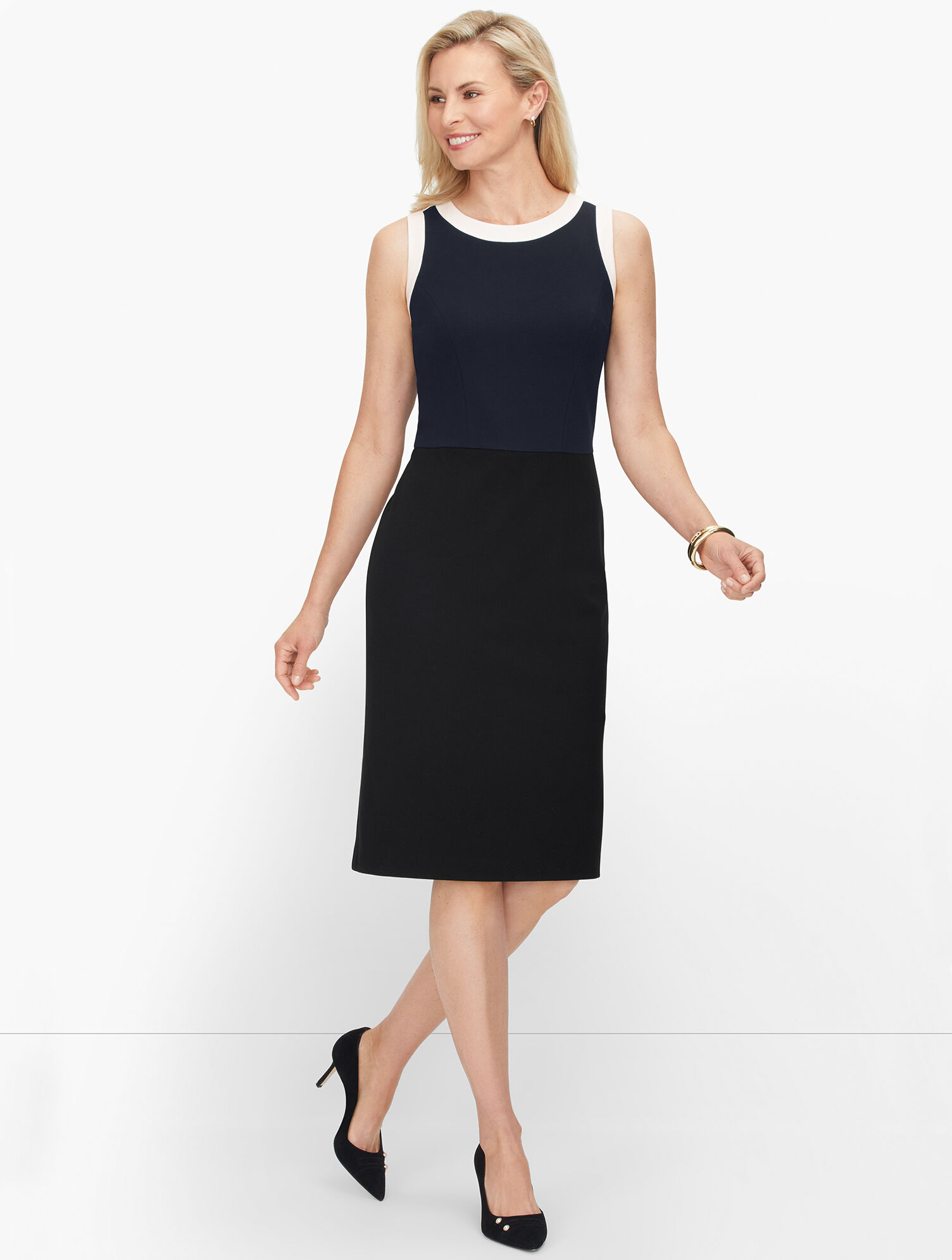 Italian Luxe Knit Sheath Dress | Talbots