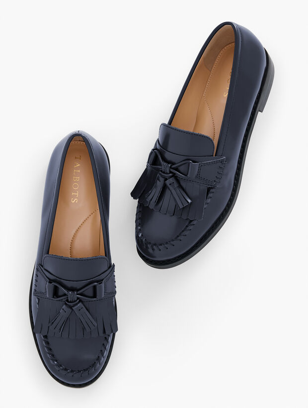 Laura Tassel Loafers - Leather