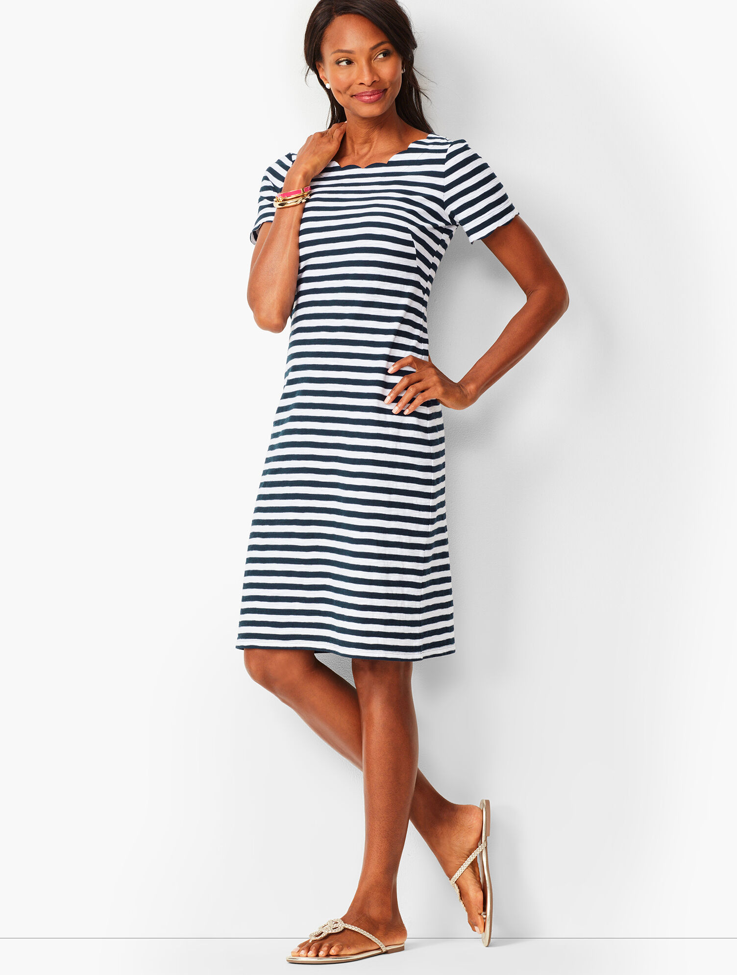 jersey top dress Boden Women's Notch Neck Jersey Maxi Dress in Blue main image 1