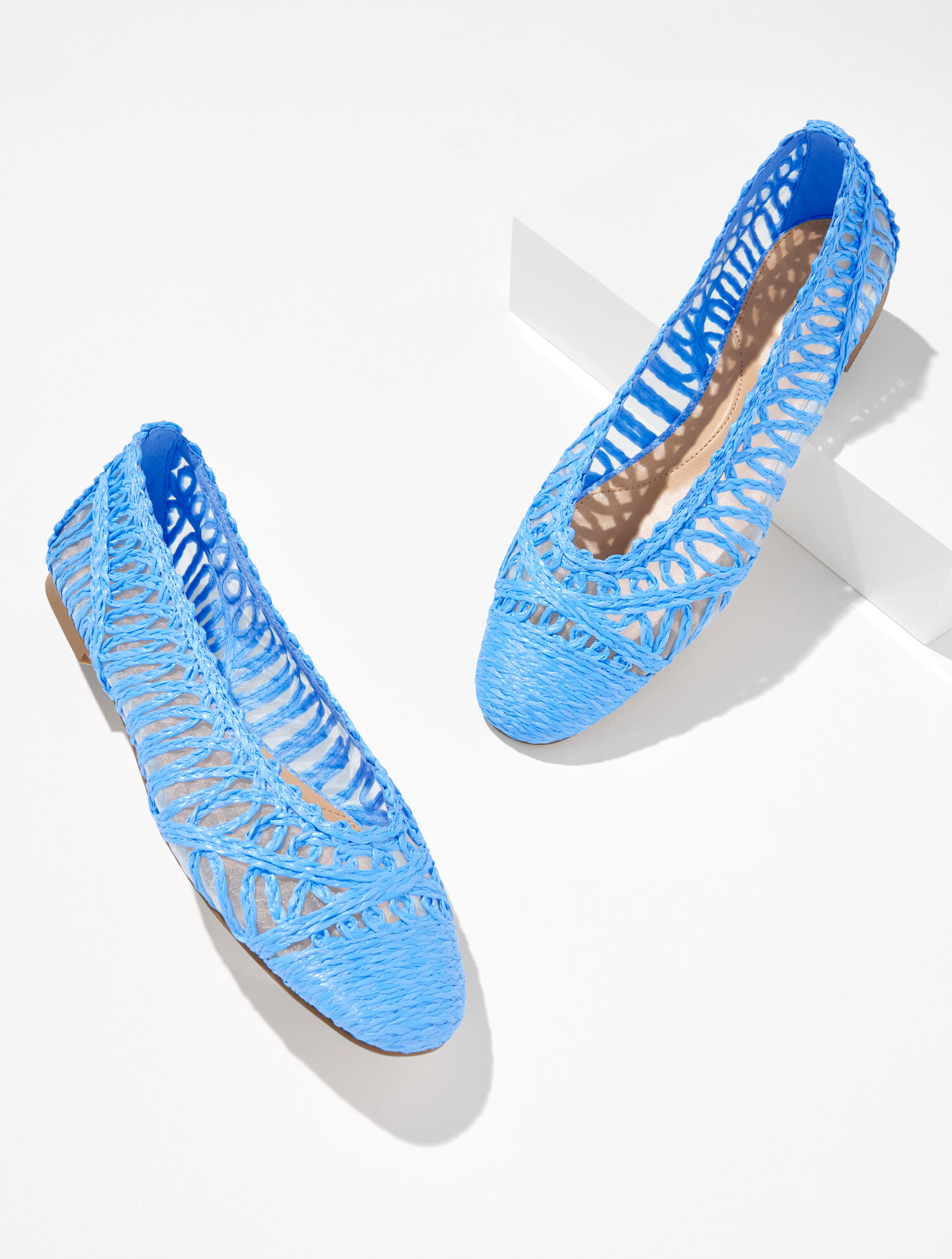 Tana Woven Cord Raffia Ballet Flats - image 2
