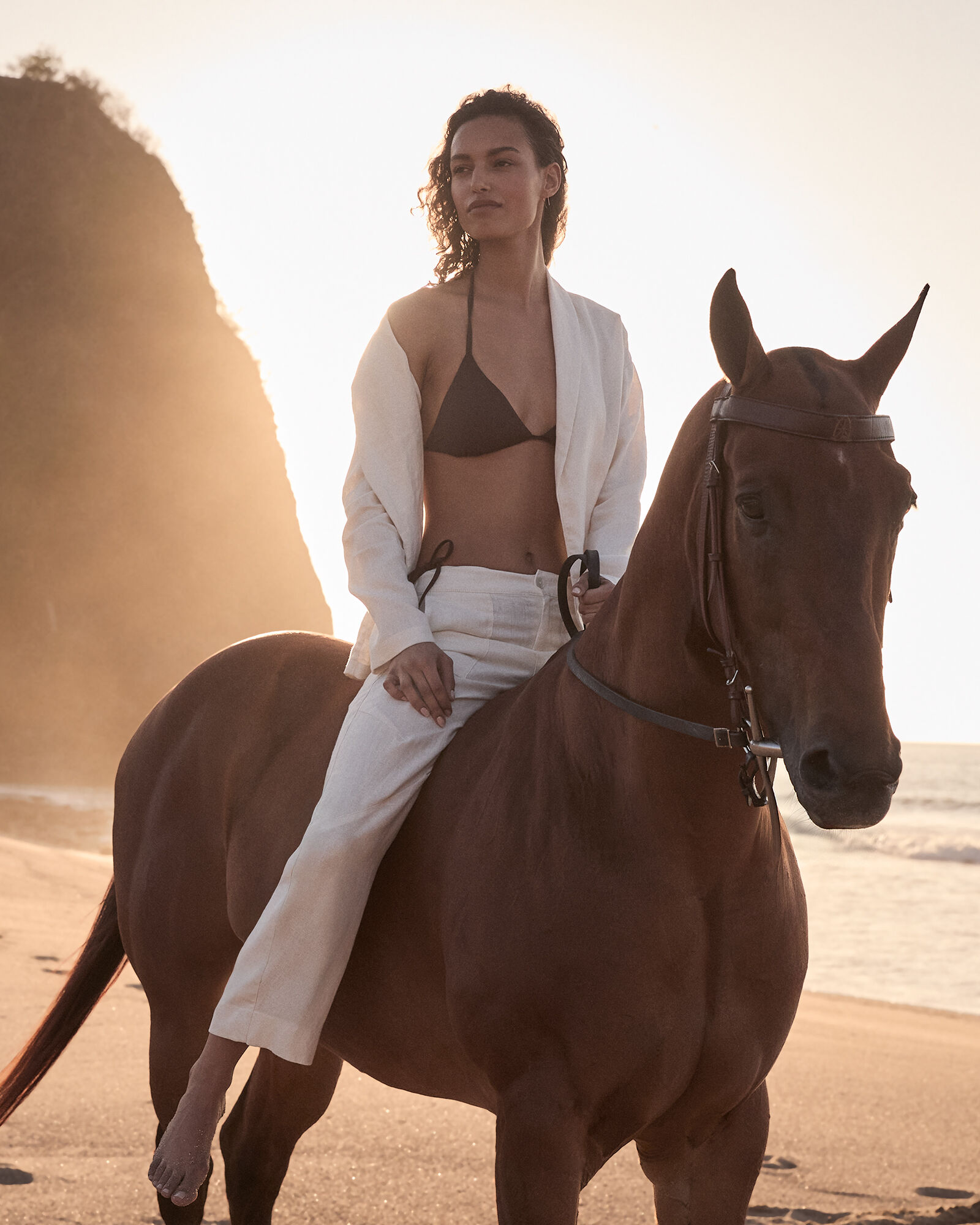 Heavyweight Linen Wide Leg Pants