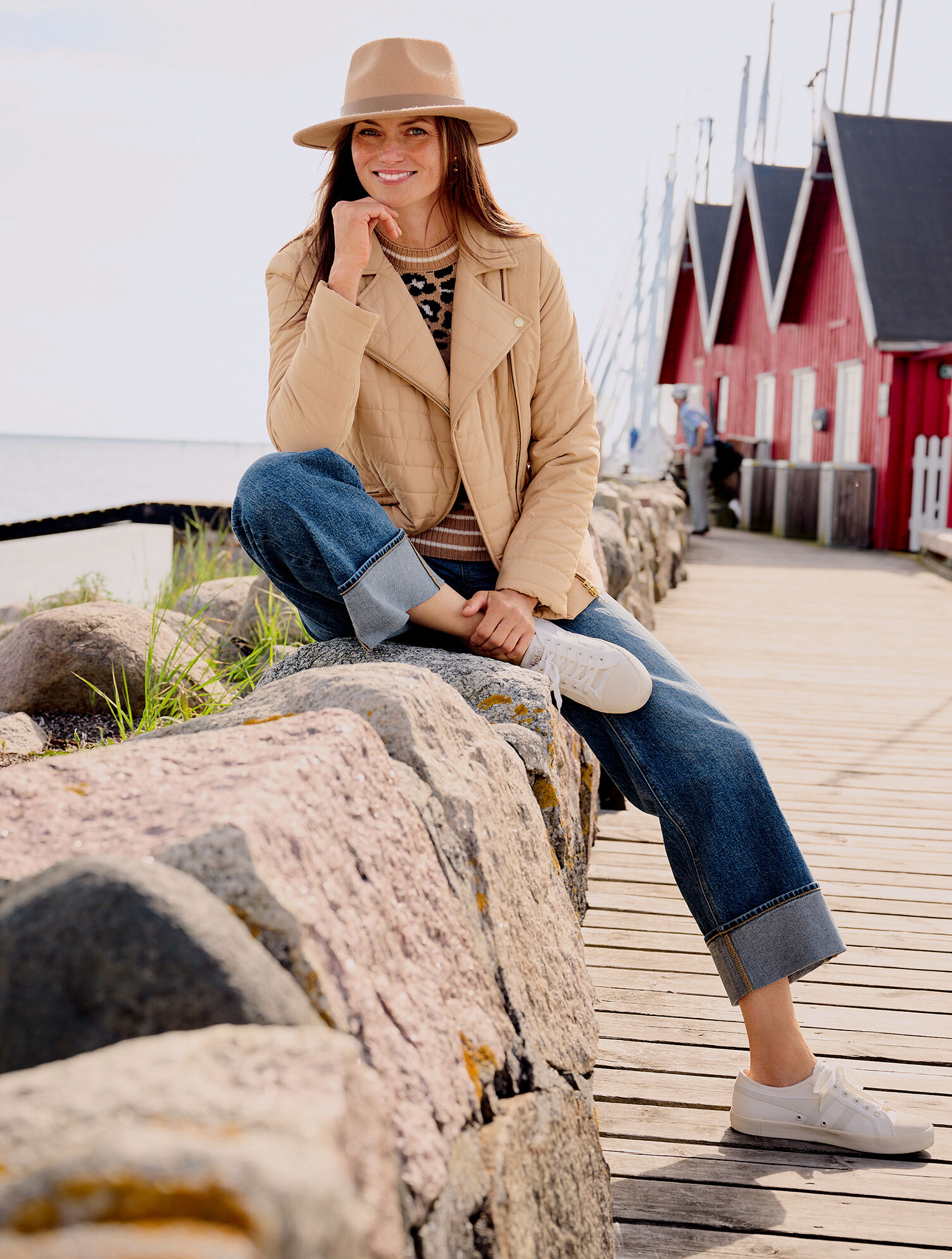 Buckle Trim Fedora | Talbots display picture 3