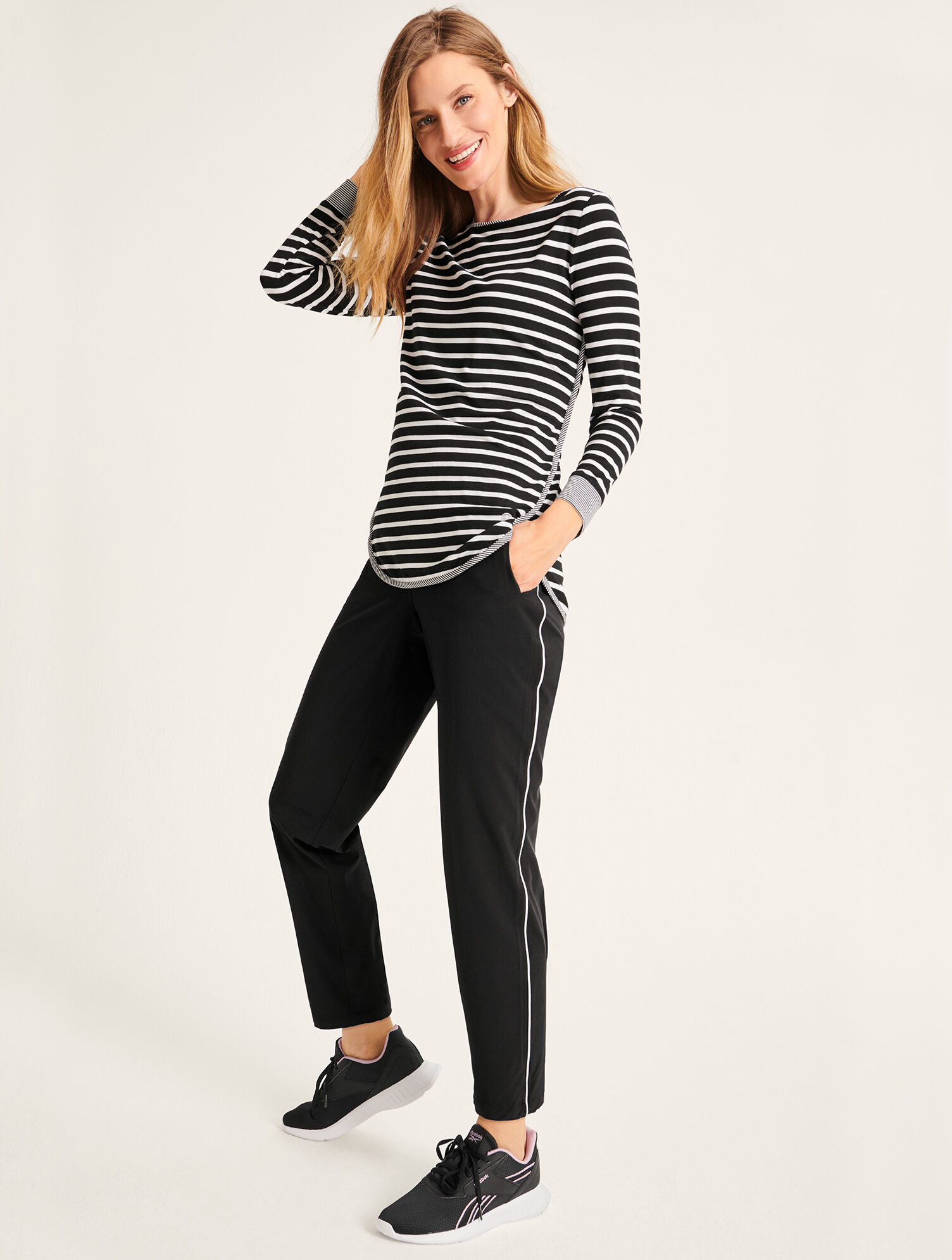 UPF 50+ Stripe Top