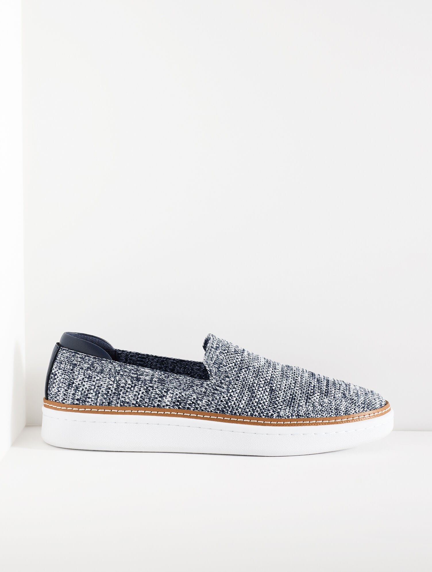 Brittany Knit Slip-On Sneakers - Marled