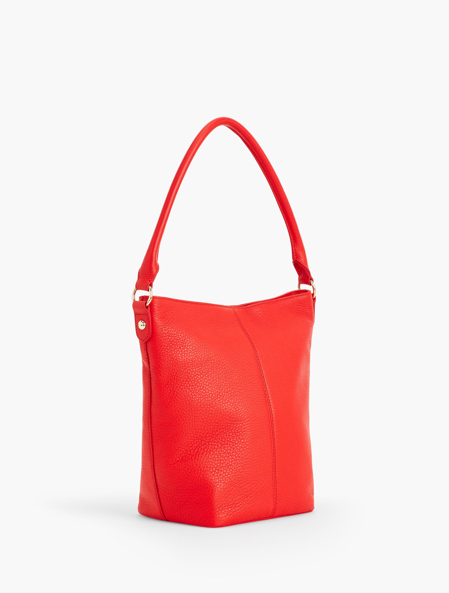Turnlock Bucket Bag - Pebble Leather