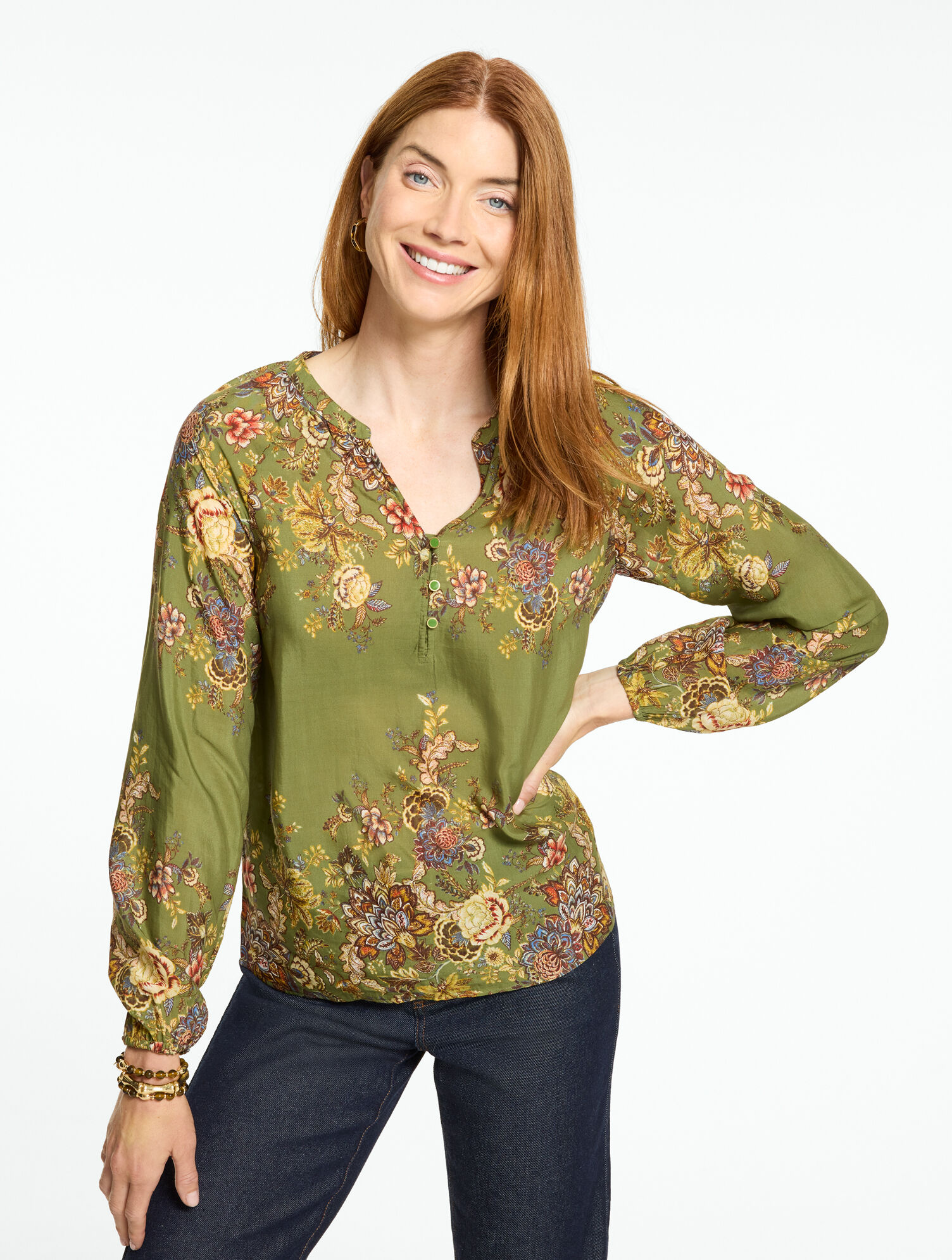 Fresco Floral Top