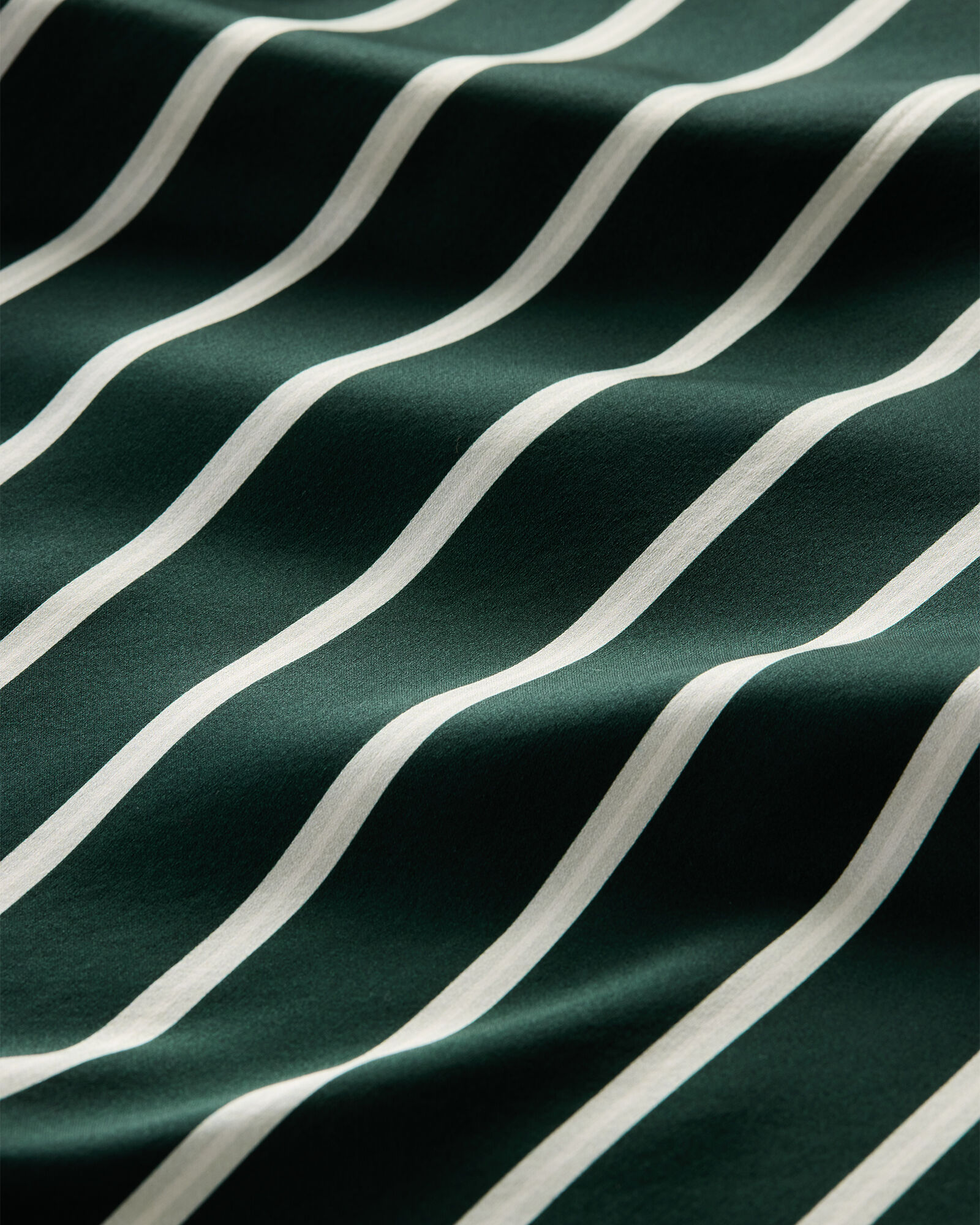 Washable Silk Pinstripe Pajama Top