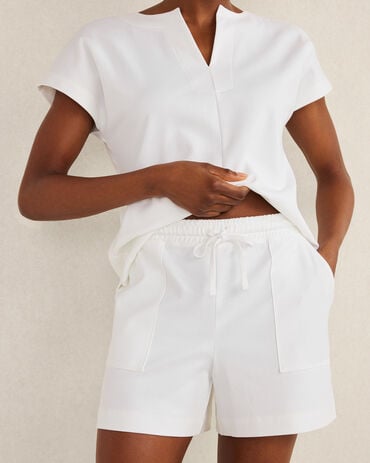 Organic Cotton Interlock Shorts