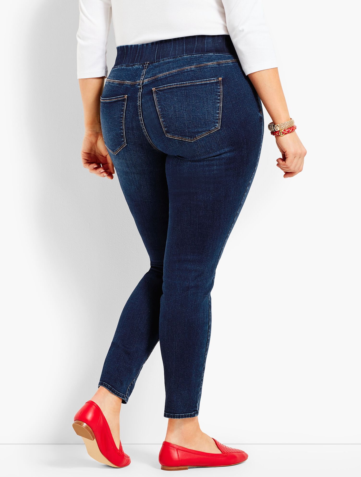 Denim Jeggings High Rise Jegging Ankle Talbots Talbots Jegging