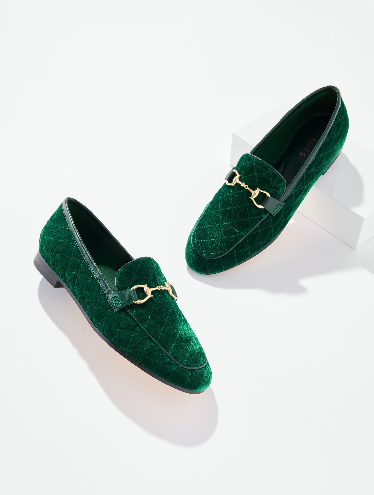 Katelyn Quilted Velvet Loafers
