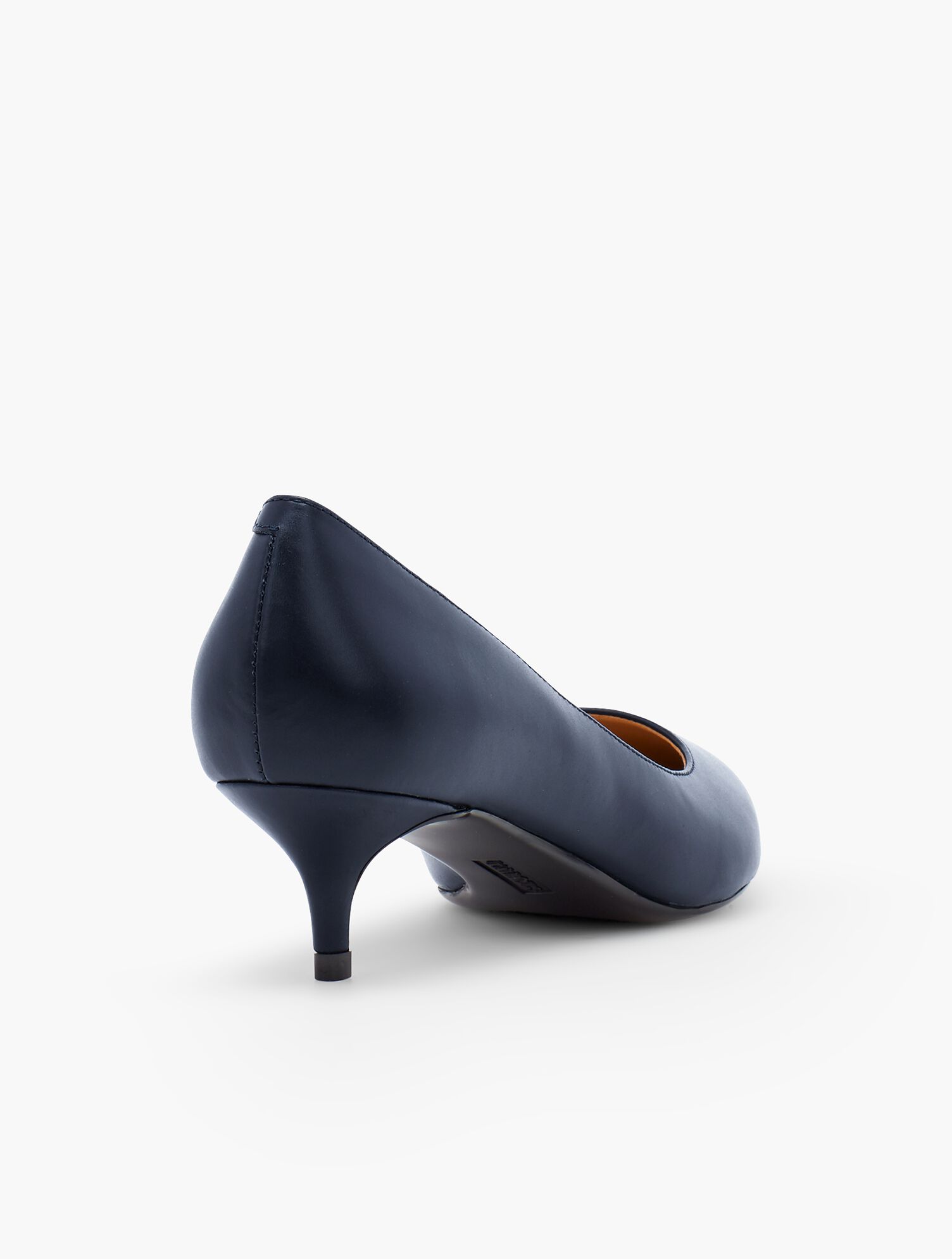 Sylvie Kitten-Heel Pumps - Leather | Talbots, image size:1504x1989
