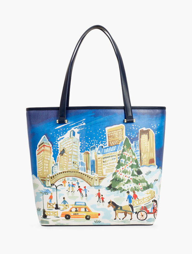 Central Park Scene Tote Bag