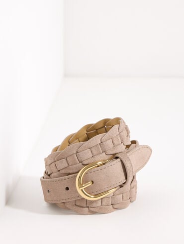 Braided Leather Chain Link