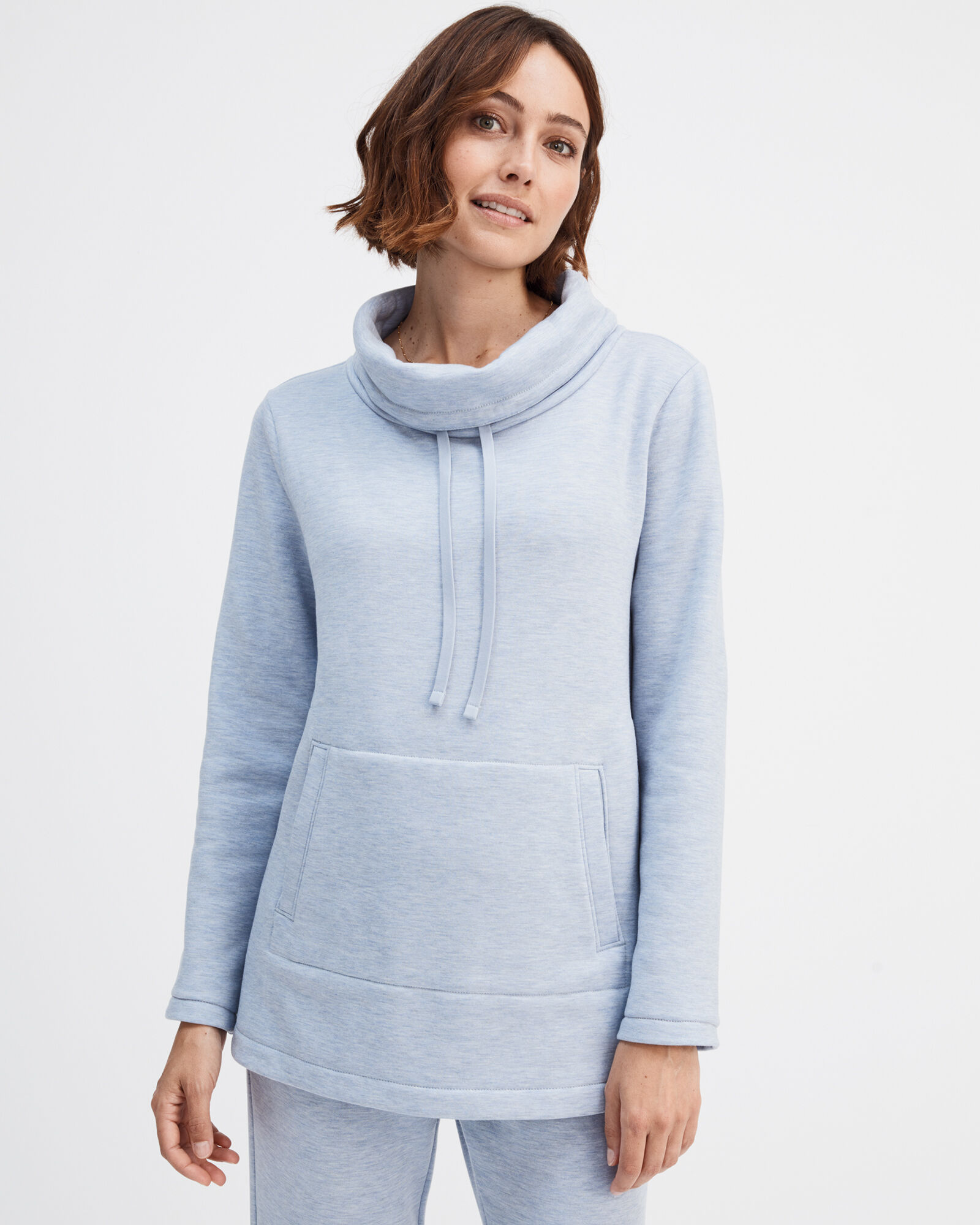 Fleece Cowl Neck Tunic