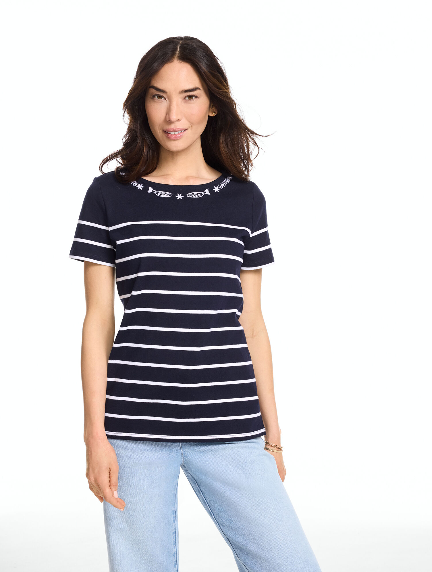 Authentic Talbots Tee - Simple Sardines