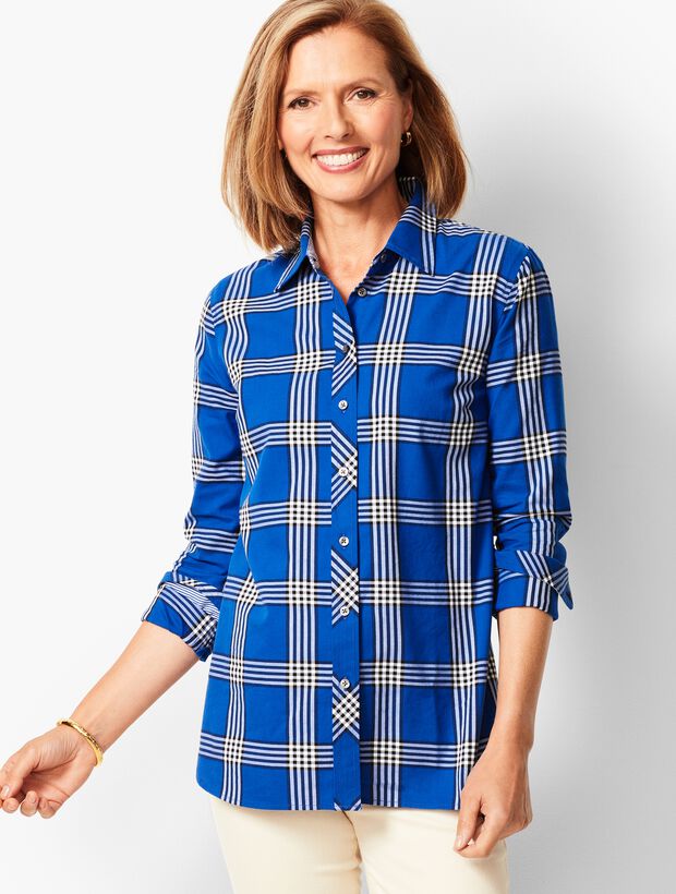 Classic Cotton Shirt - Checker Plaid