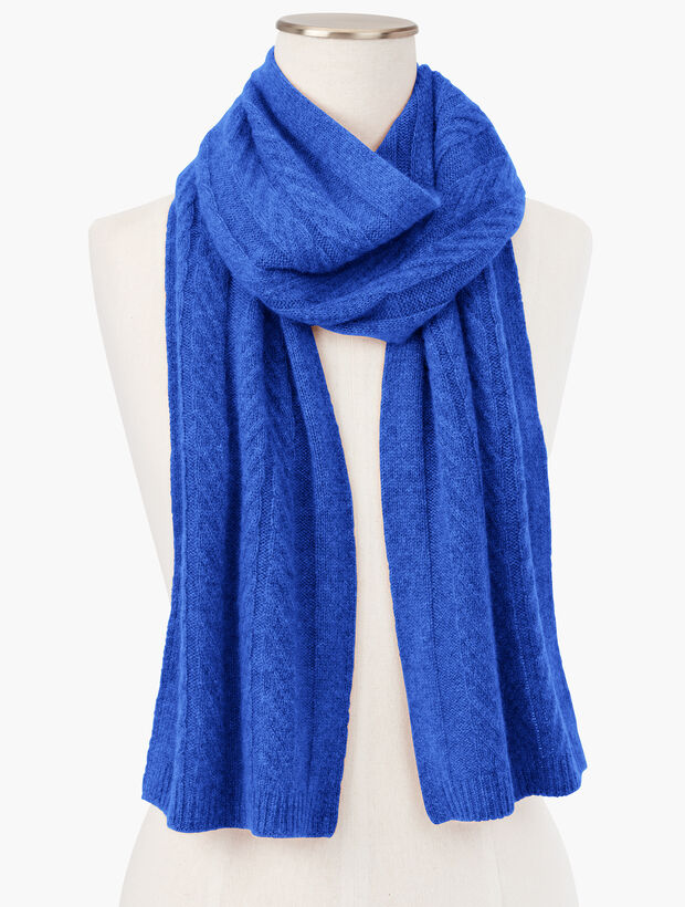 Cashmere Cable Scarf