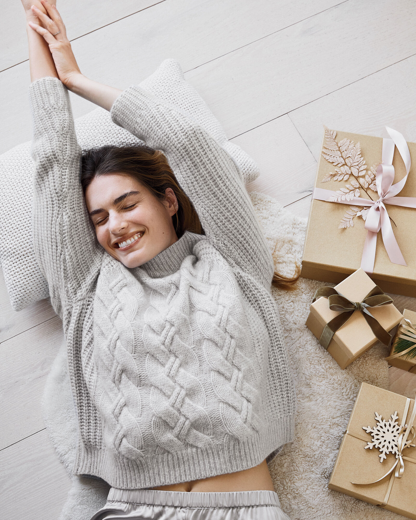 Cashmere Cable Knit Sweater