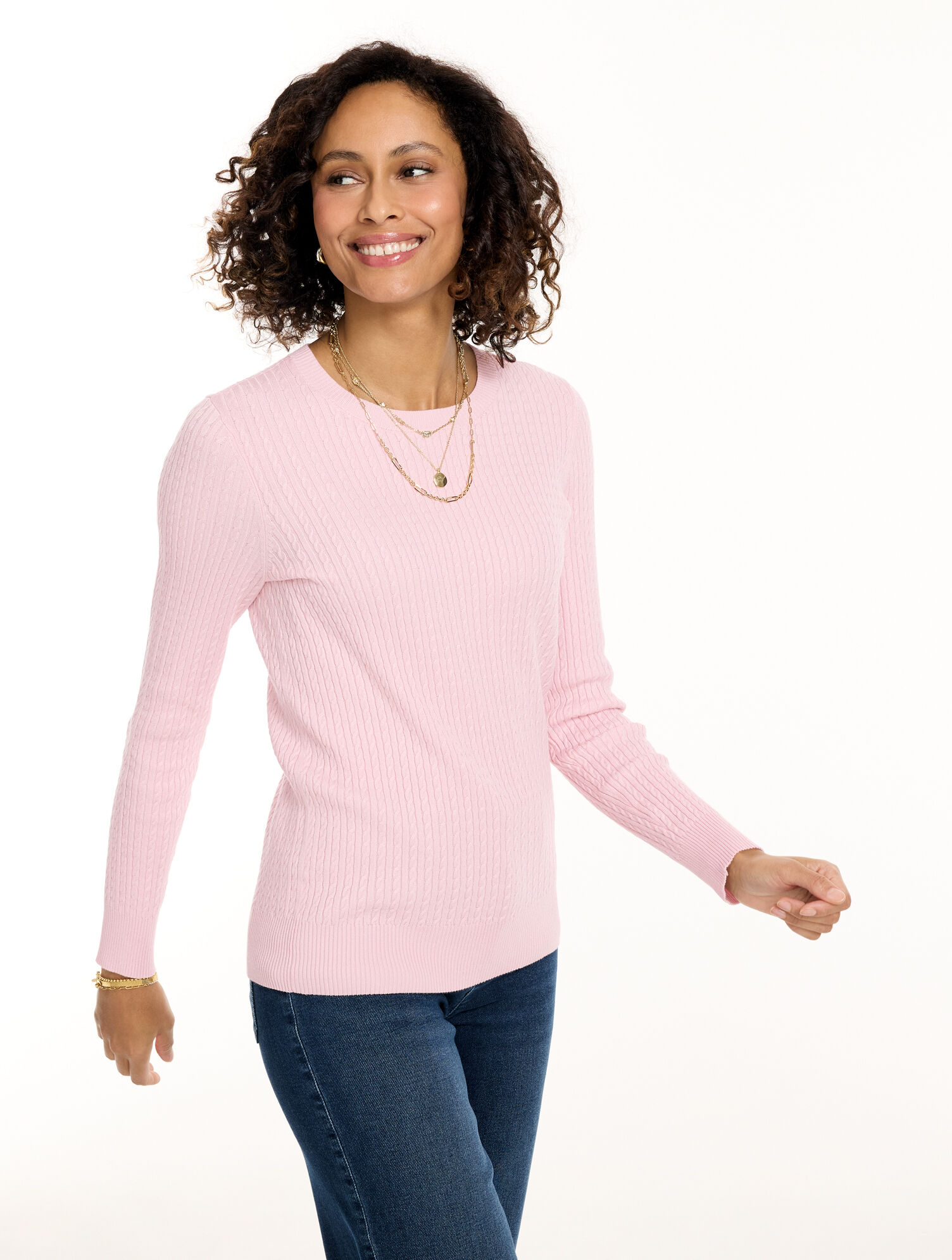 Micro Cable Sweater