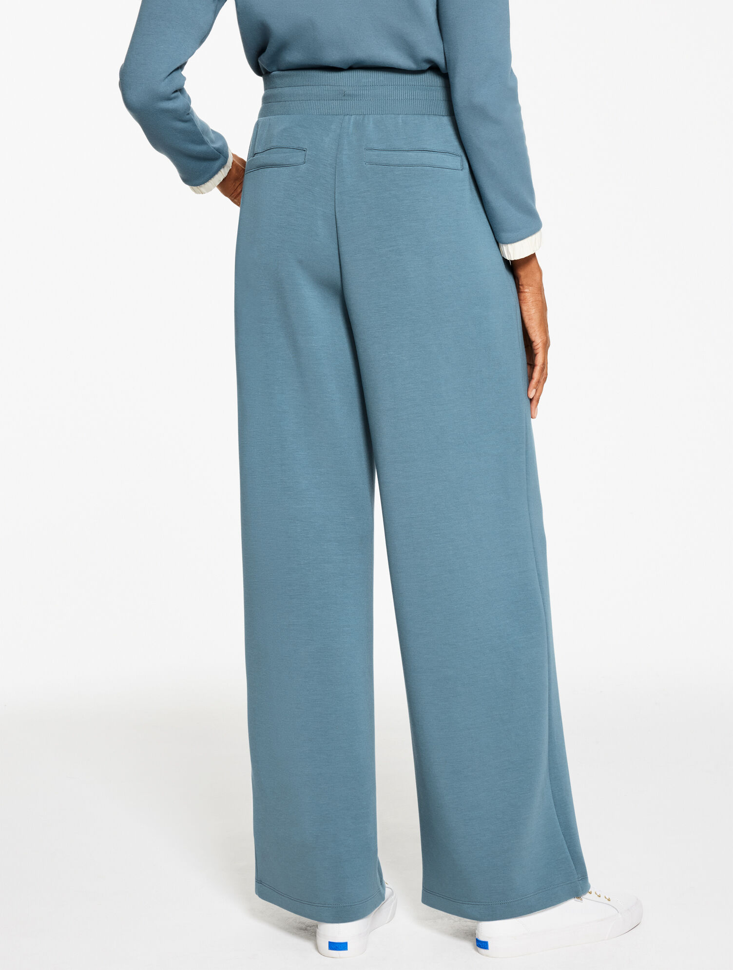 AirKnit Stretch Wide Leg Pants | Talbots