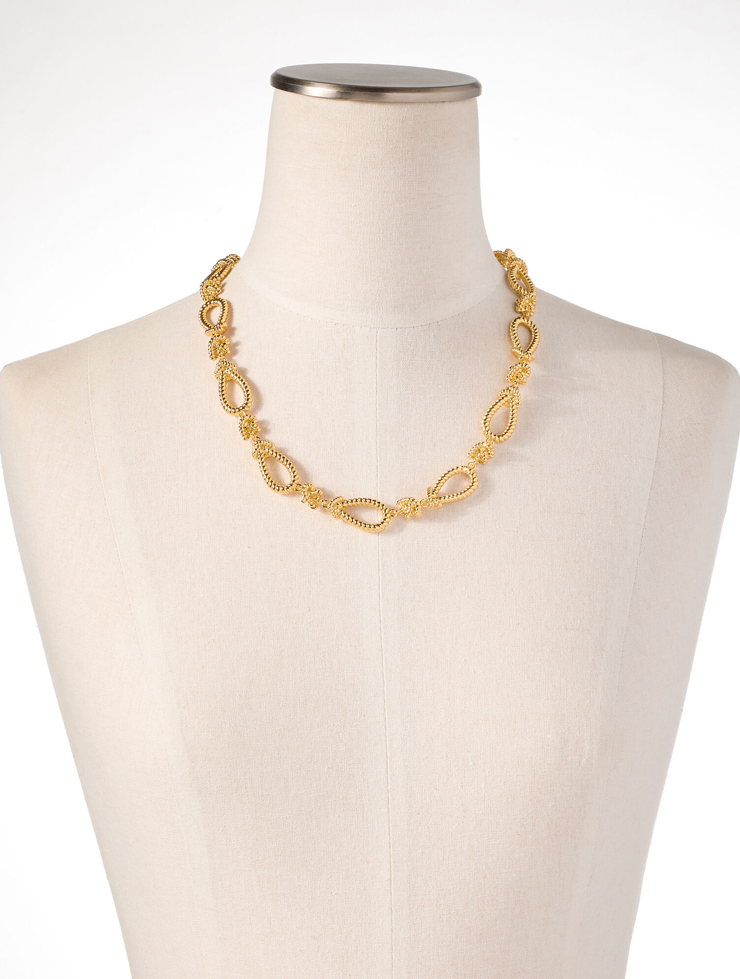 Talbots Neckless Nautical Knots Necklace | Talbots