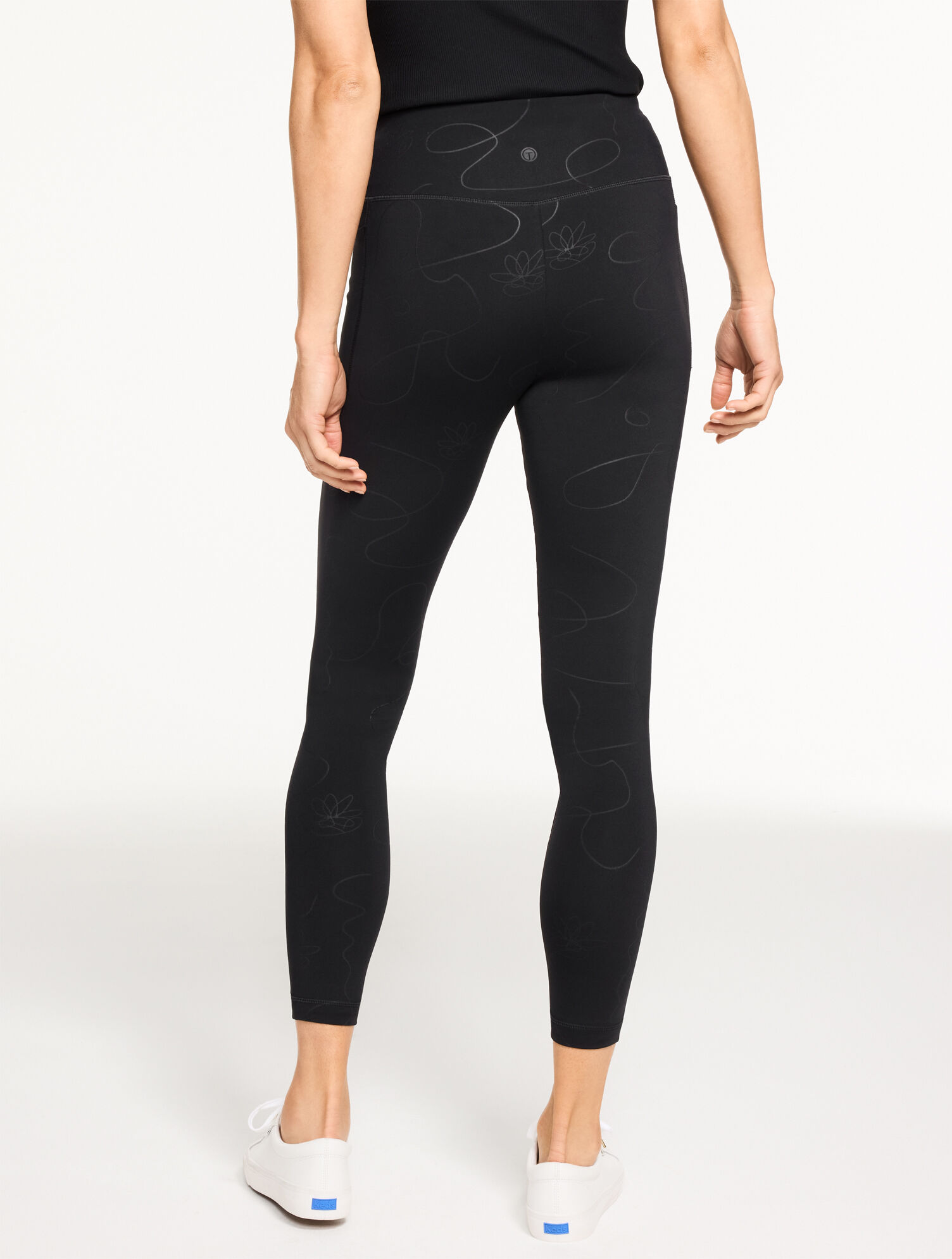 Out &amp; About Leggings - Linear Floral