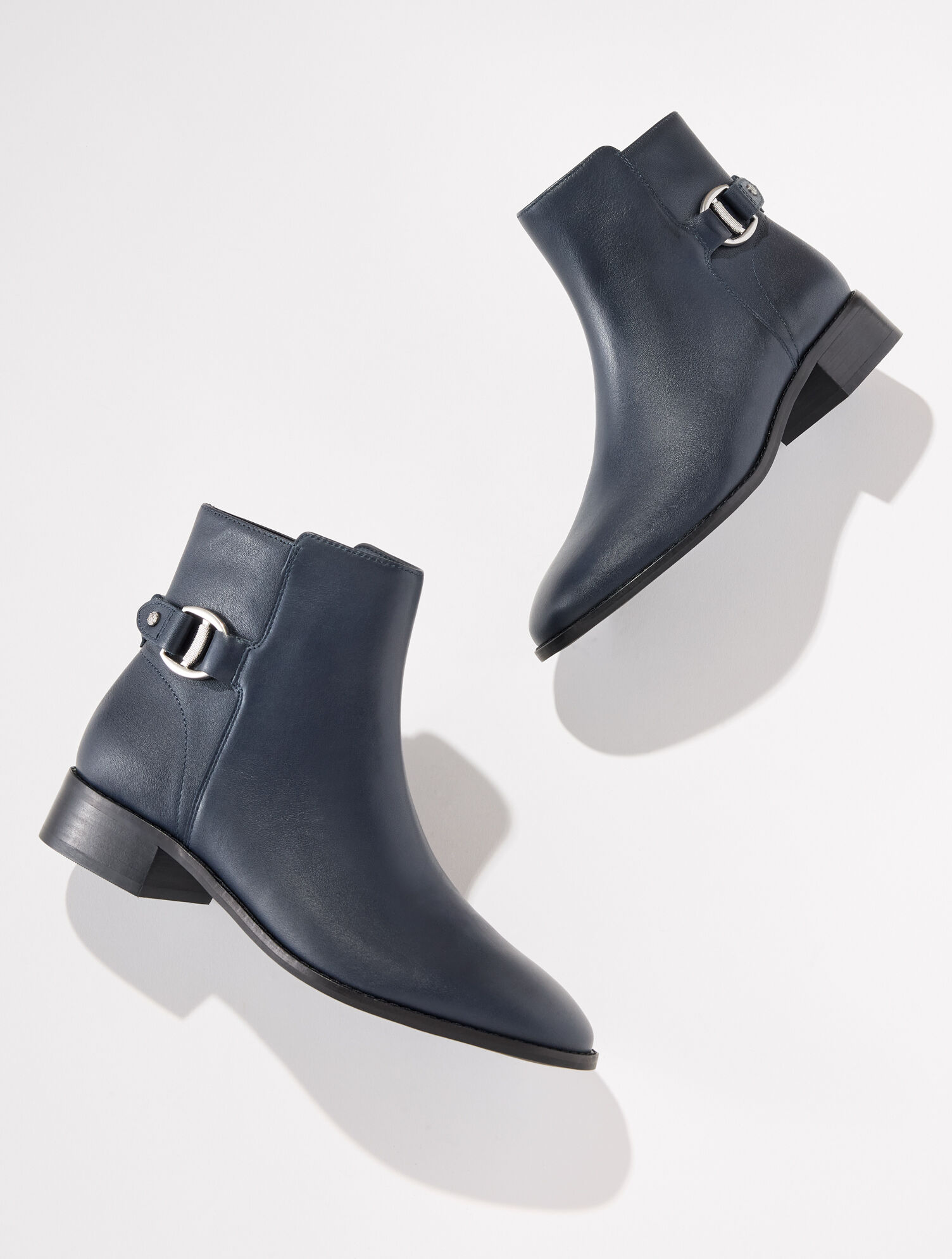 Tish Link Vachetta Ankle Boots