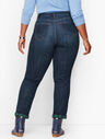 Flannel Cuff Ankle Jeans - Bowery  Wash