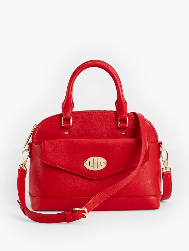 Crossbody Leather Satchel