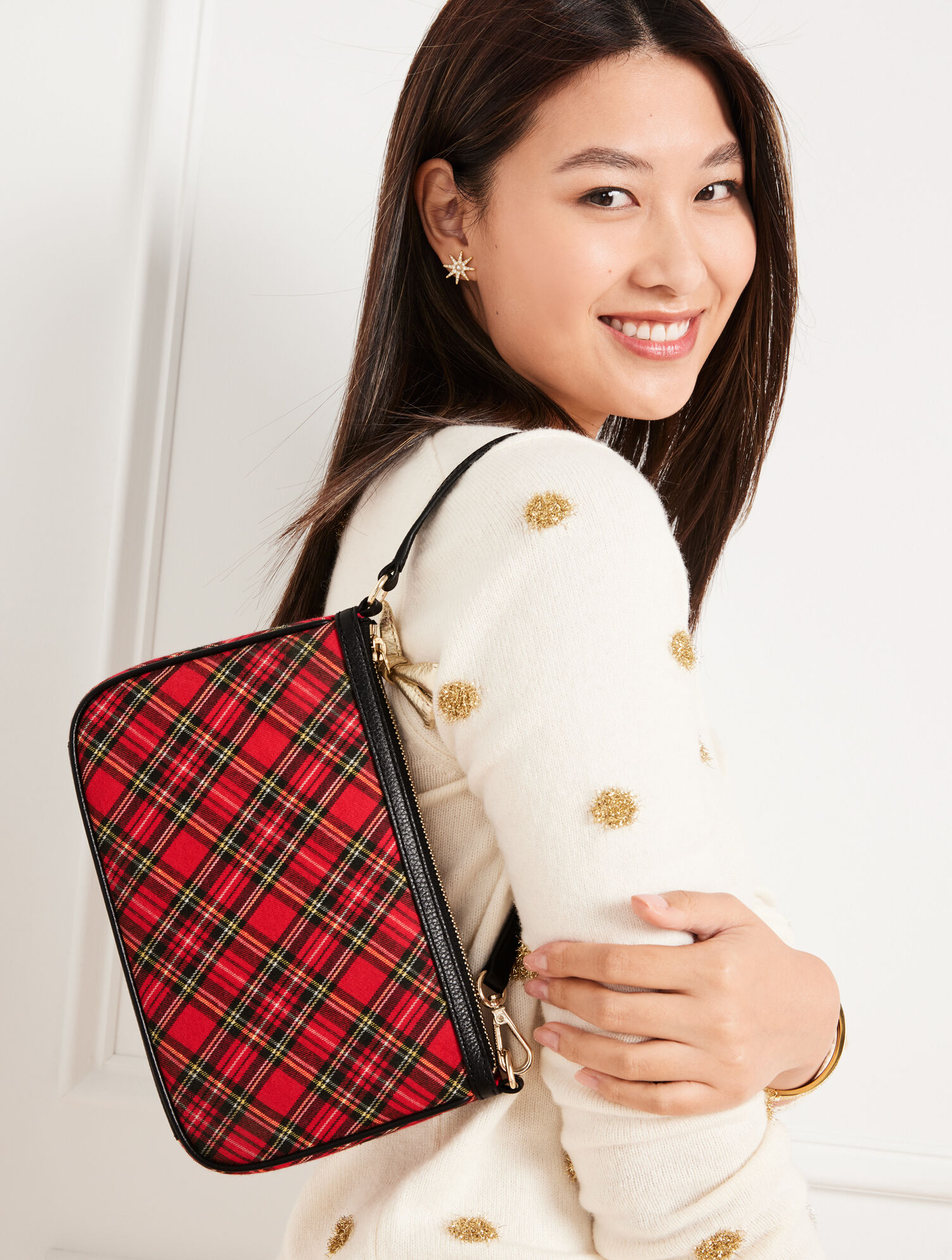Tartan Plaid Wristlet