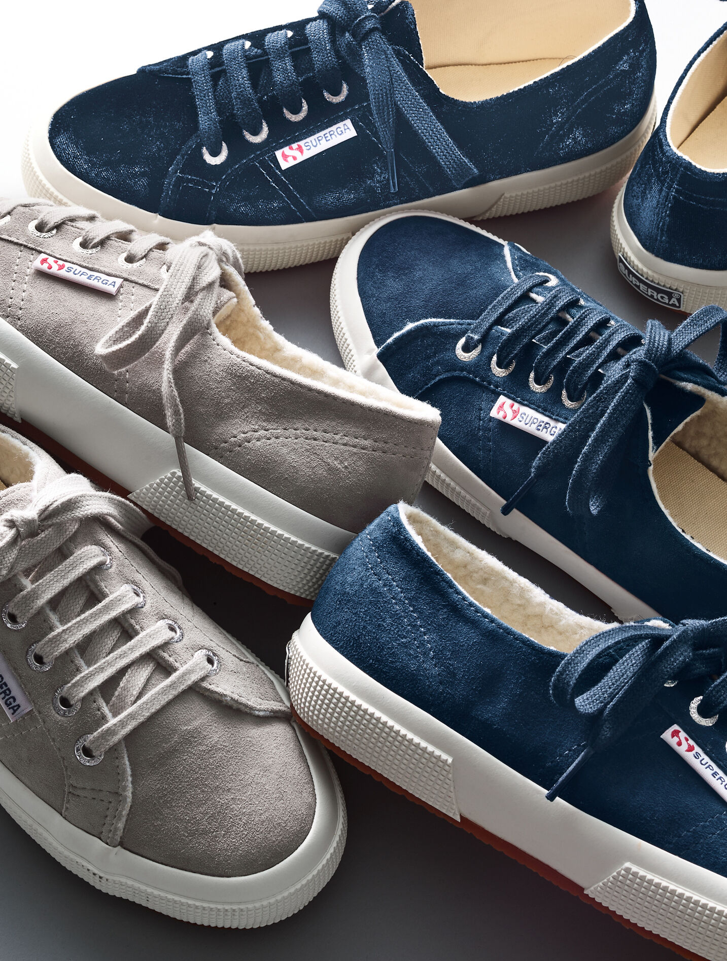 Superga&reg; Sneakers - Shearling-Lined Suede