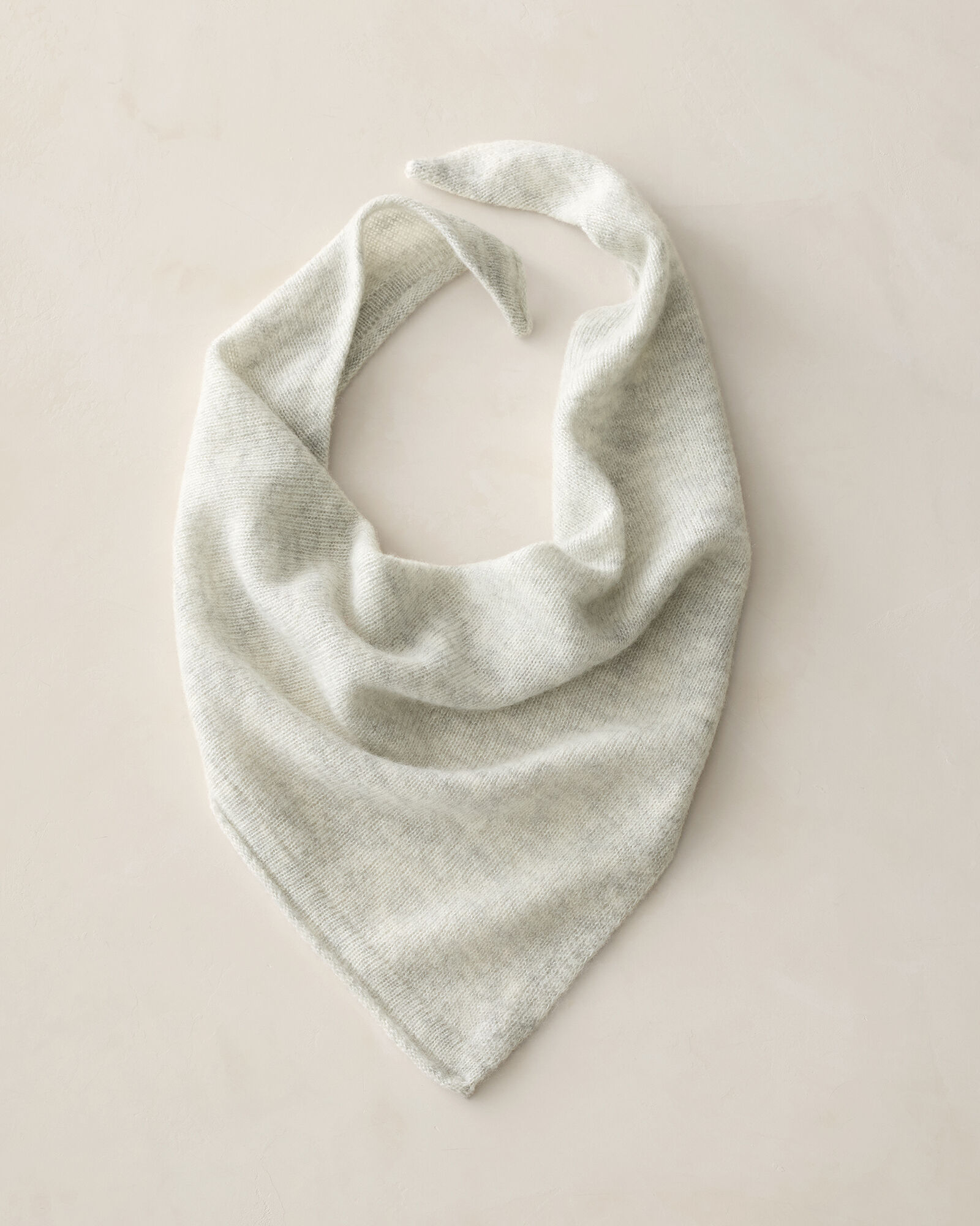 Merino Wool and Cashmere Triangle Scarf