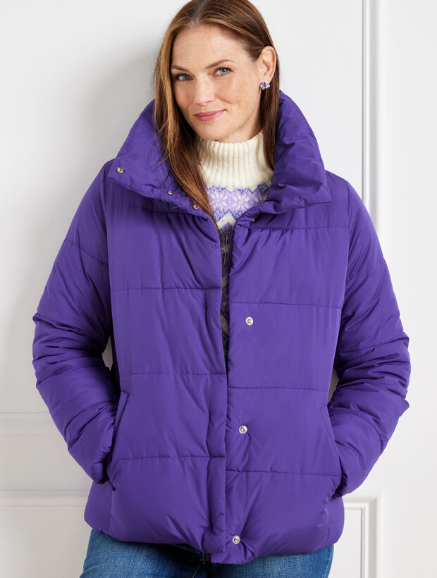 Down Alternative Puffer Coat Talbots