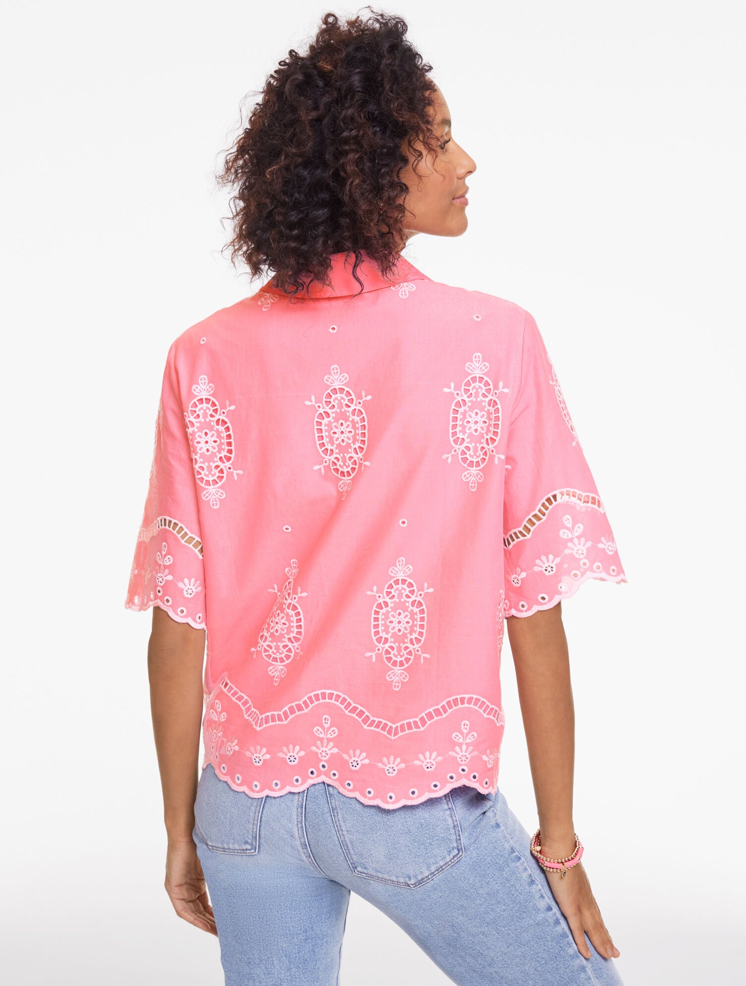 Julia Eyelet Top