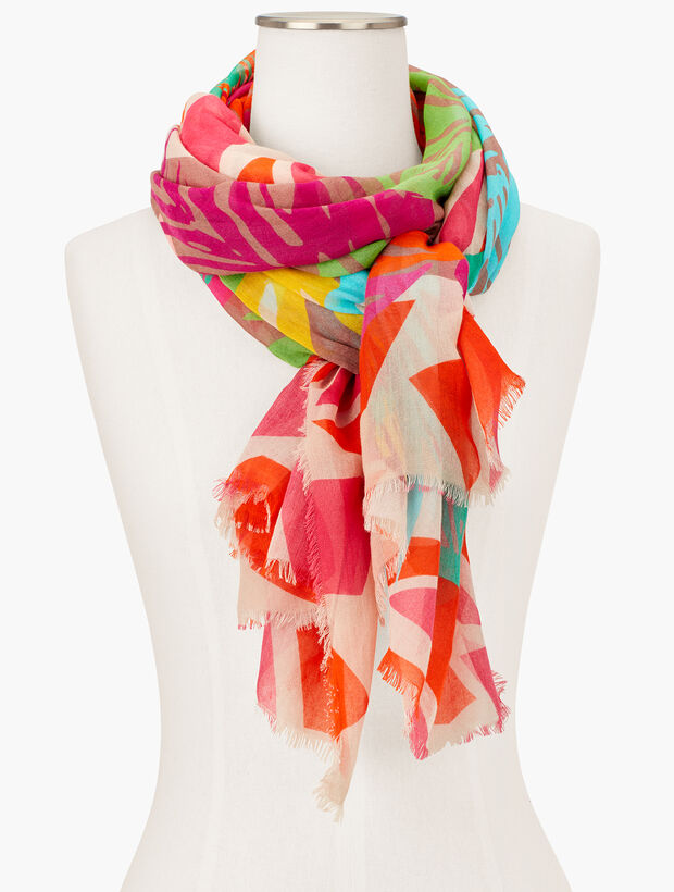 Echo Floral Oblong Scarf