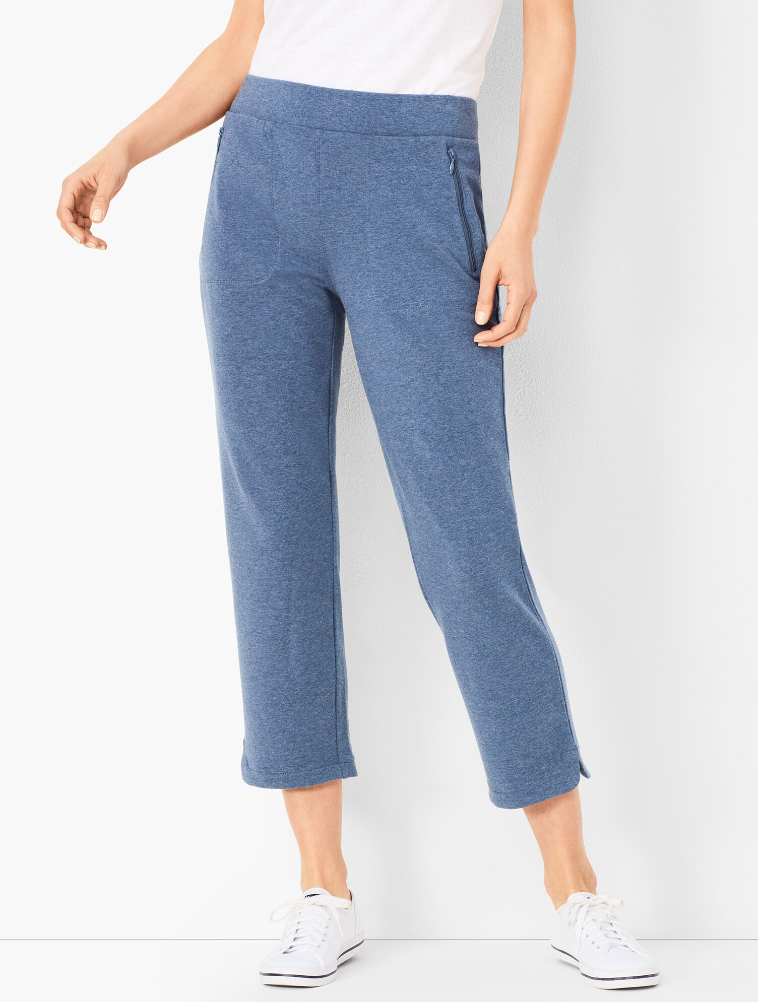 Essential Terry Straight-Leg Crops