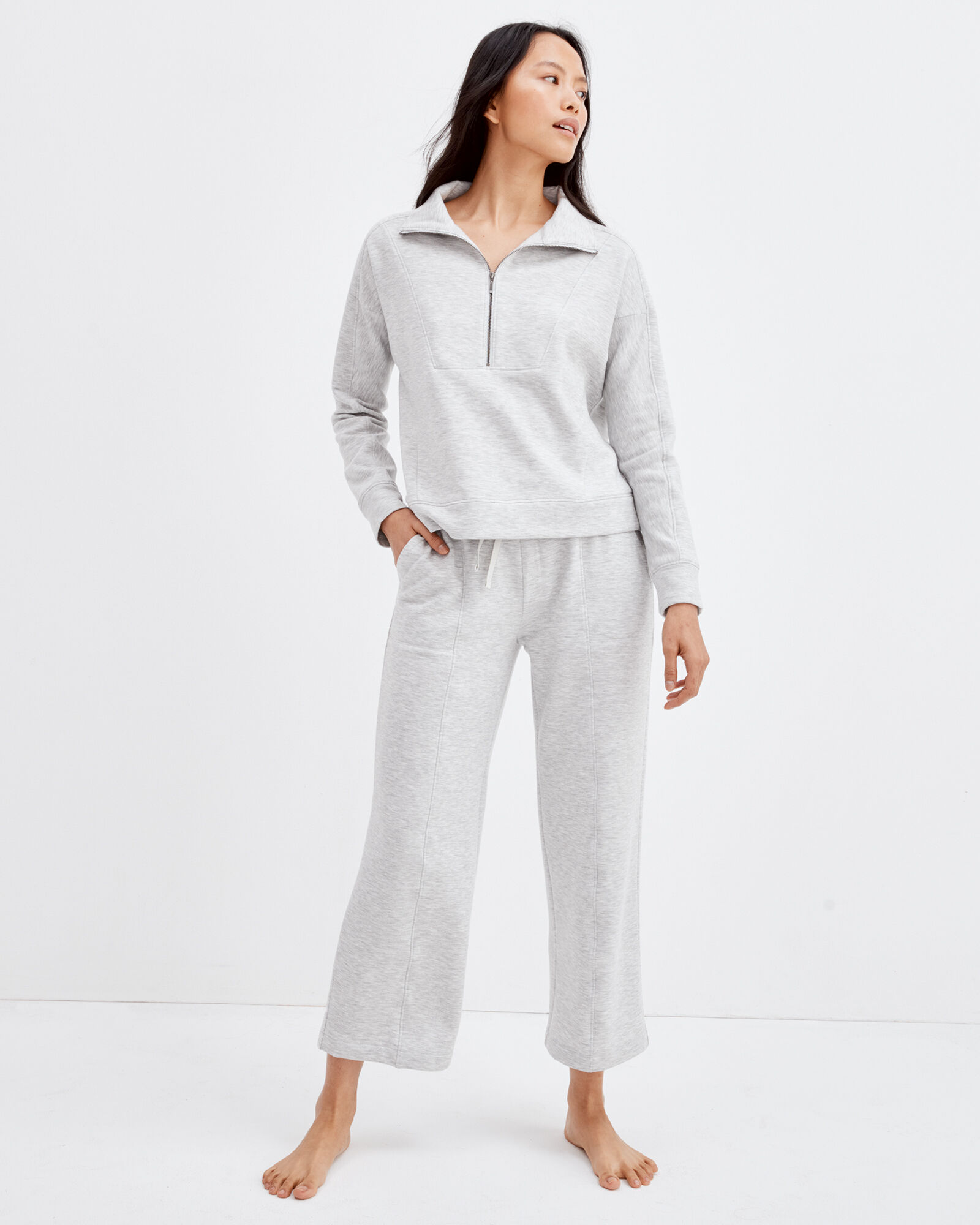 TENCEL&trade; Fleece Crop Pants