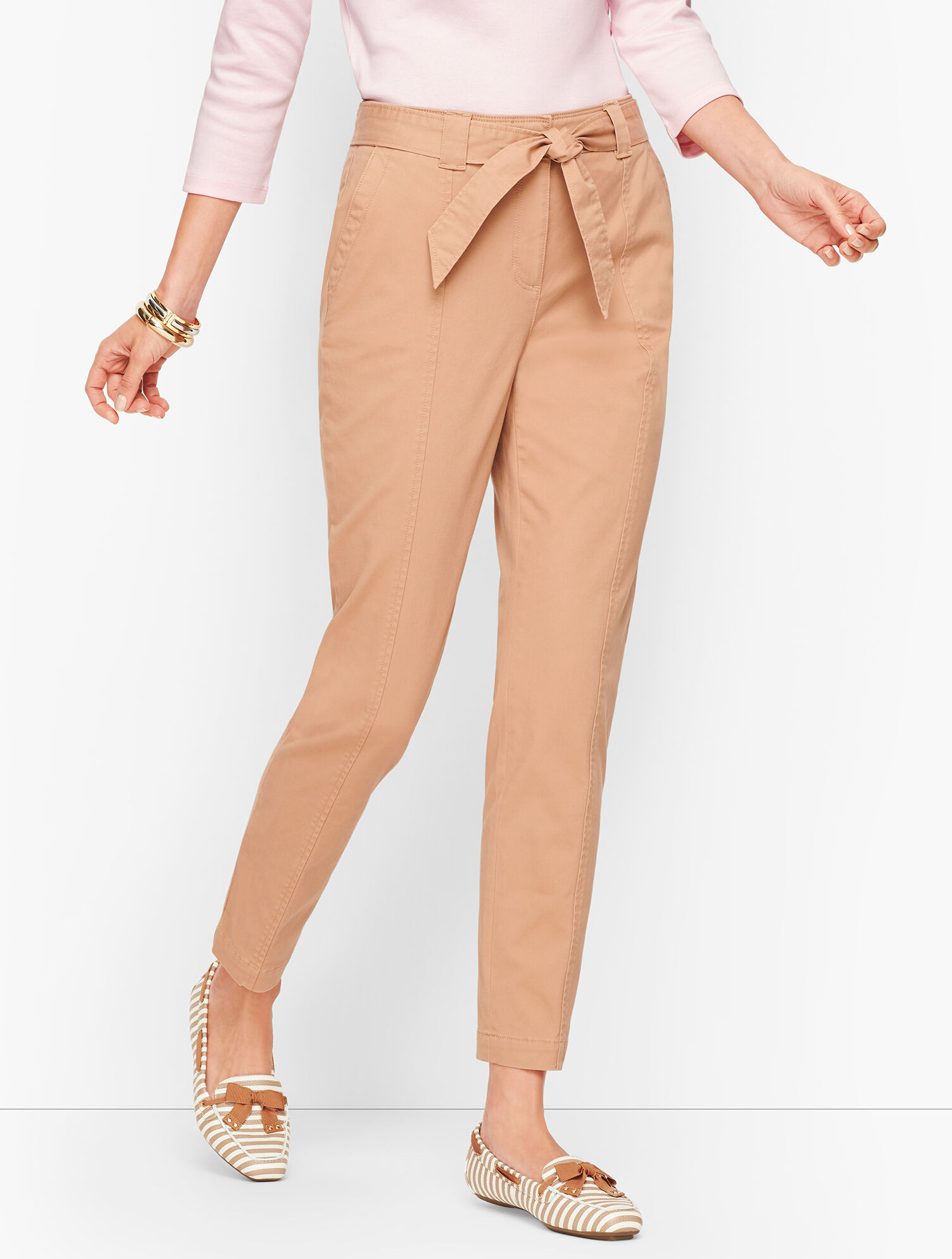 Tie Waist Chinos