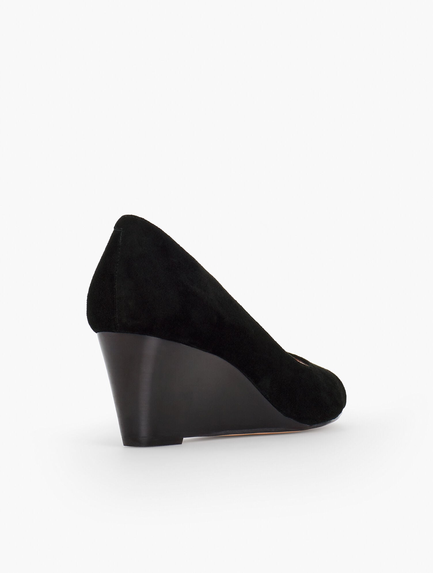Royce Peep-Toe Wedges - Suede